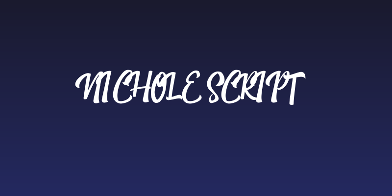 Nichole Script Social Header