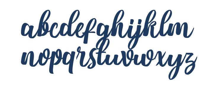 Nichole Script Lowercase