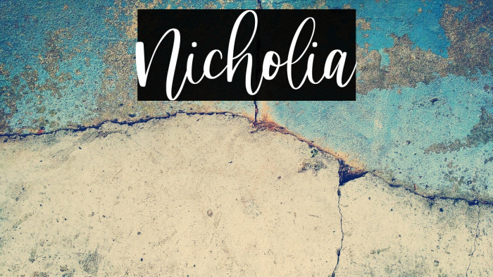 Nicholia Example 1