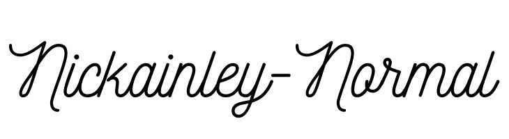 Nickainley-Normal Font