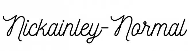 Nickainley-Normal  Fuentes Gratis Descargar
