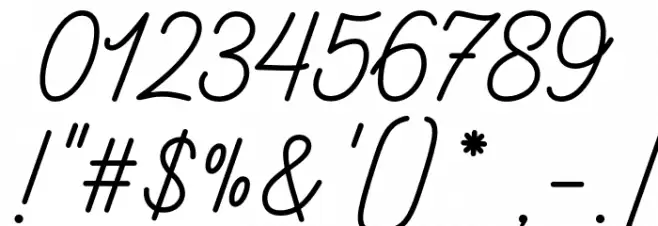 Nickainley-Normal Font OTHER CHARS