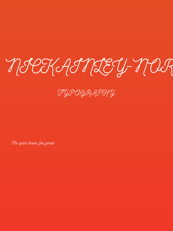 Nickainley-Normal Poster