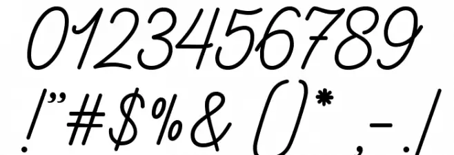 Nickainley Font OTHER CHARS