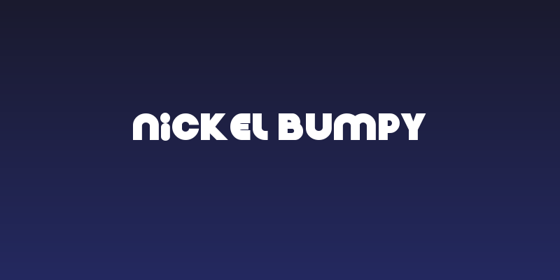 Nickel Bumpy Social Header