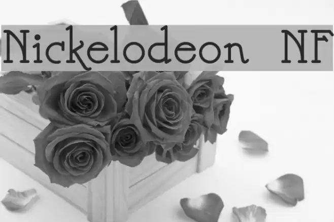 Nickelodeon NF Font examples