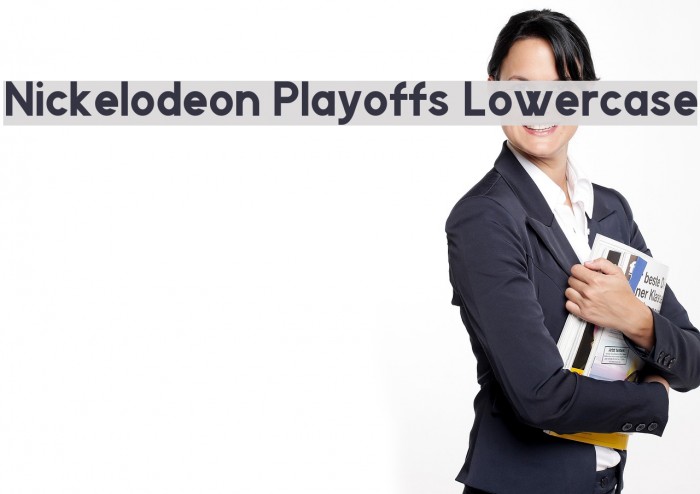 Nickelodeon Playoffs Lowercase Font examples