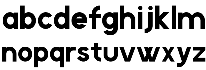 Nickelodeon Playoffs Lowercase Font LOWERCASE