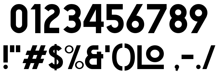 Nickelodeon Playoffs Font OTHER CHARS