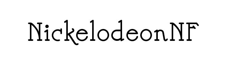NickelodeonNF  Free Fonts Download