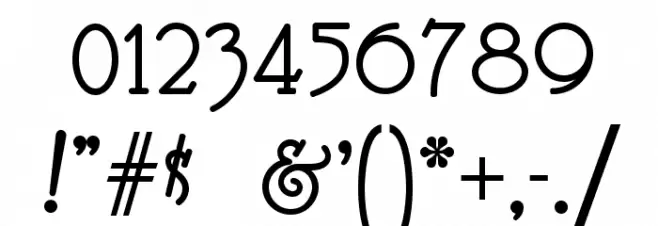 NickelodeonNF Font OTHER CHARS