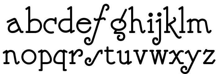 Nickelodeon Font LOWERCASE