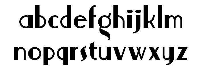 Nickerbocker NF Font LOWERCASE