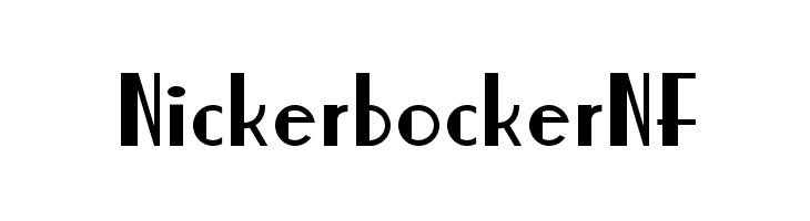 NickerbockerNF  les polices de caractères gratuit tlcharger
