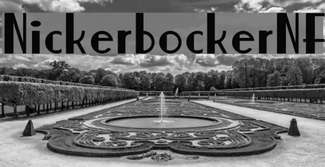 NickerbockerNF Font examples