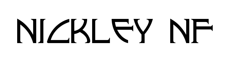 Nickley NF Font