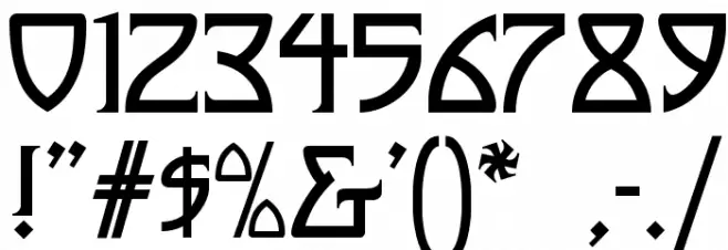 Nickley NF Font OTHER CHARS