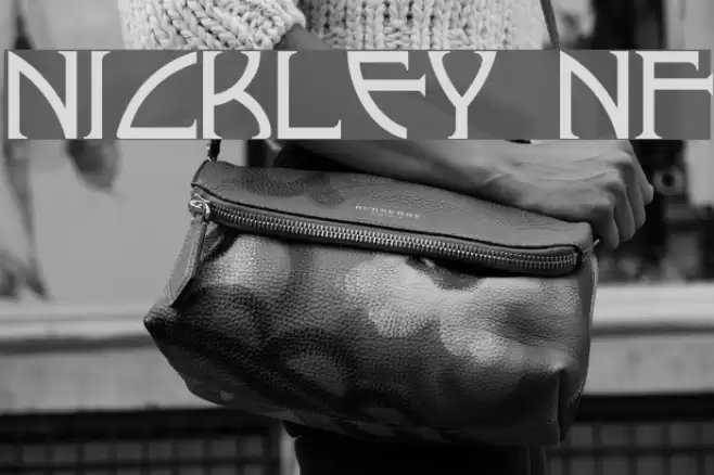 Nickley NF Font examples