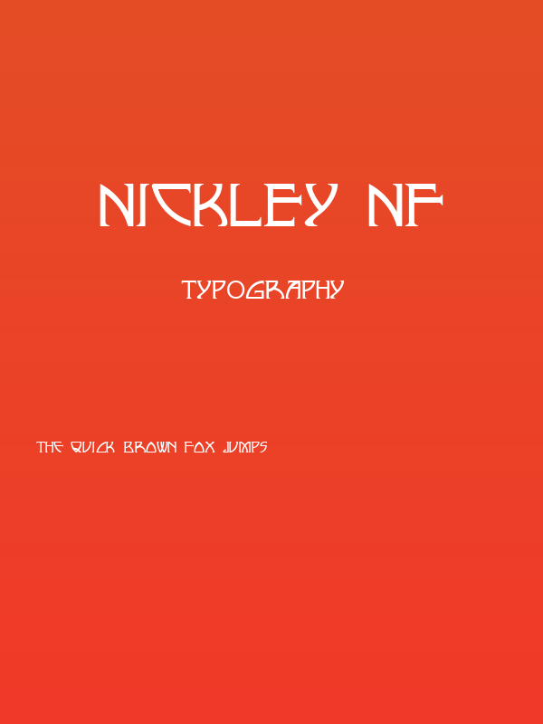 Nickley NF Poster