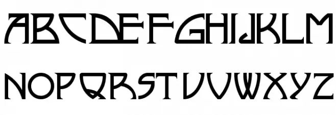 Nickley-NormalA Schriftart Groß