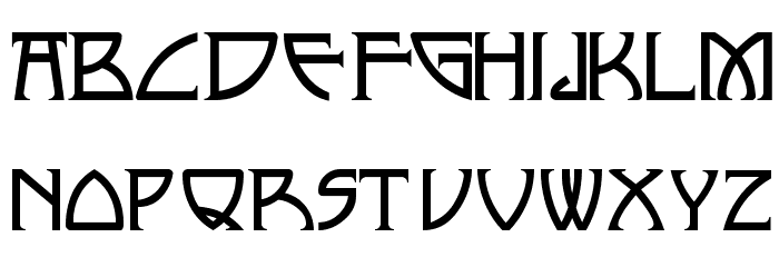 Nickley-NormalA フォント 小文字