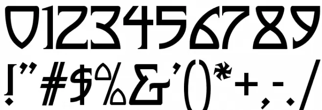 NickleyNF Font OTHER CHARS