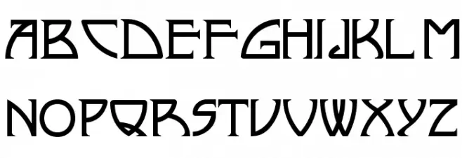 NickleyNF Schriftart Groß
