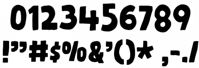 NicknameDEMO Font OTHER CHARS