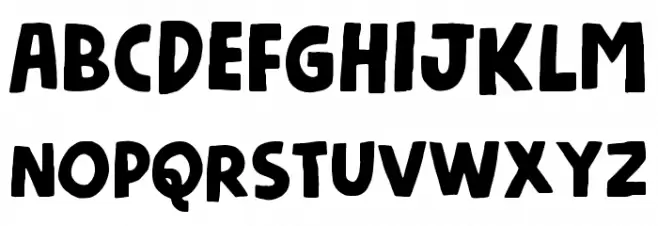 Nickname(RUS BY LYAJKA) Font Litere mari