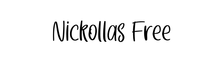 Nickollas Free  Fuentes Gratis Descargar