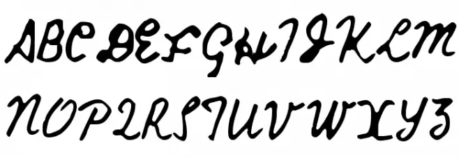 Nicks Font 字体 大写