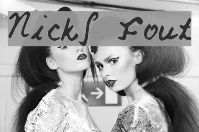 Nicks Font Font examples