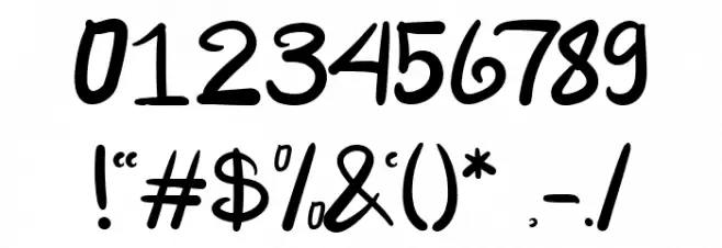 Nicky Marvelo Regular Font OTHER CHARS