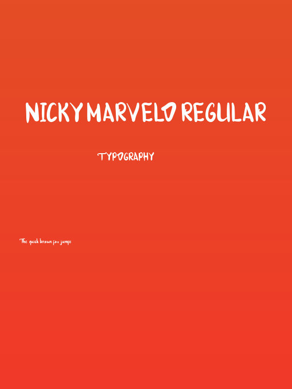 Nicky Marvelo Regular Poster