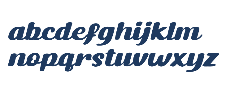 Nicky Script Personal Use Lowercase