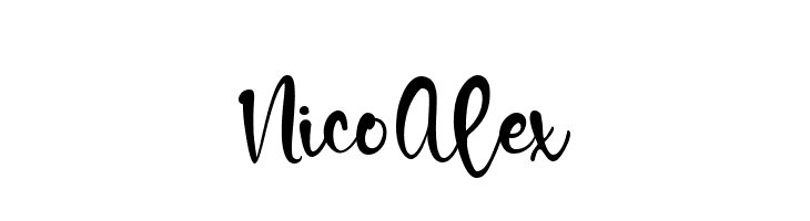 Nico Alex  フリーフォントのダウンロード