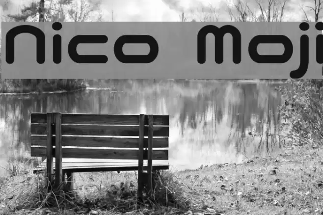 Nico Moji Font examples