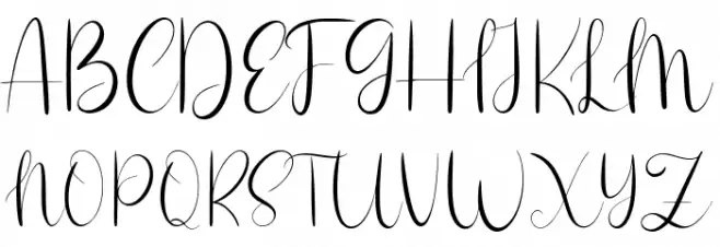 Nicola Aquine Font UPPERCASE
