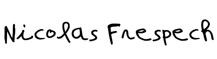 Nicolas Frespech  font caratteri gratis