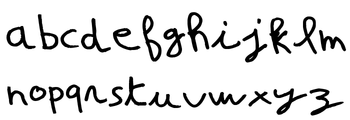 Nicolas Frespech Font LOWERCASE