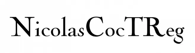 NicolasCocTReg  font caratteri gratis