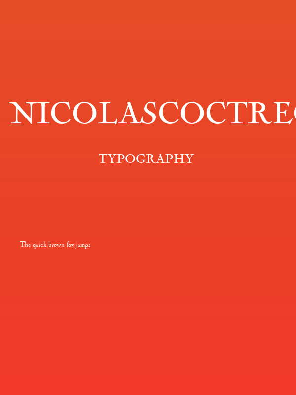 NicolasCocTReg Poster