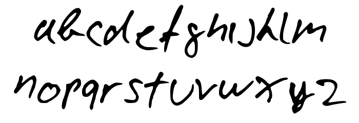 Nicolas Font LOWERCASE