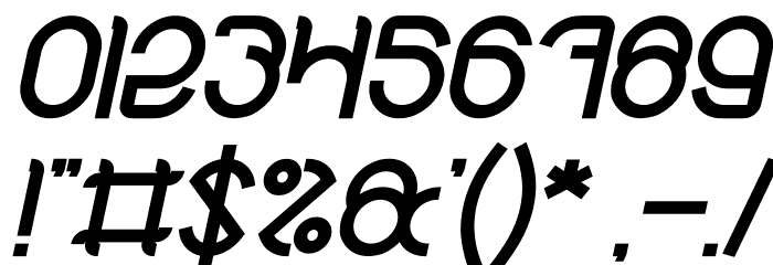 Nicole Bold Italic Font OTHER CHARS