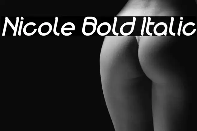 Nicole Bold Italic Example 3