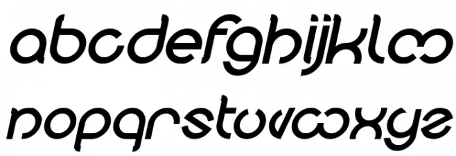 Nicole Bold Italic 字体 小写