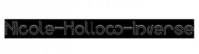 Nicole-Hollow-Inverse  les polices de caractères gratuit tlcharger