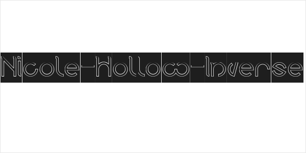 Nicole-Hollow-Inverse Logo