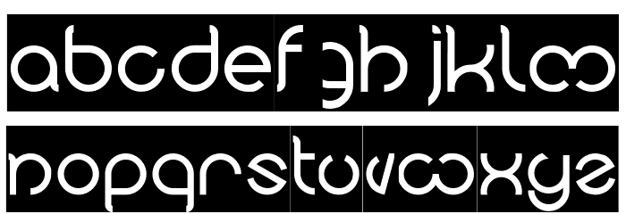 Nicole-Inverse Font LOWERCASE