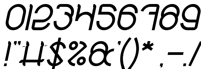 Nicole Italic Font OTHER CHARS